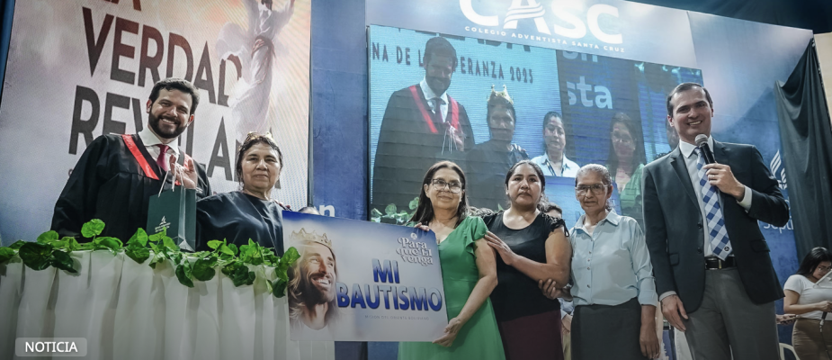 Más de 2.800 personas entregan su vida a Cristo durante la Semana de la Esperanza en Bolivia